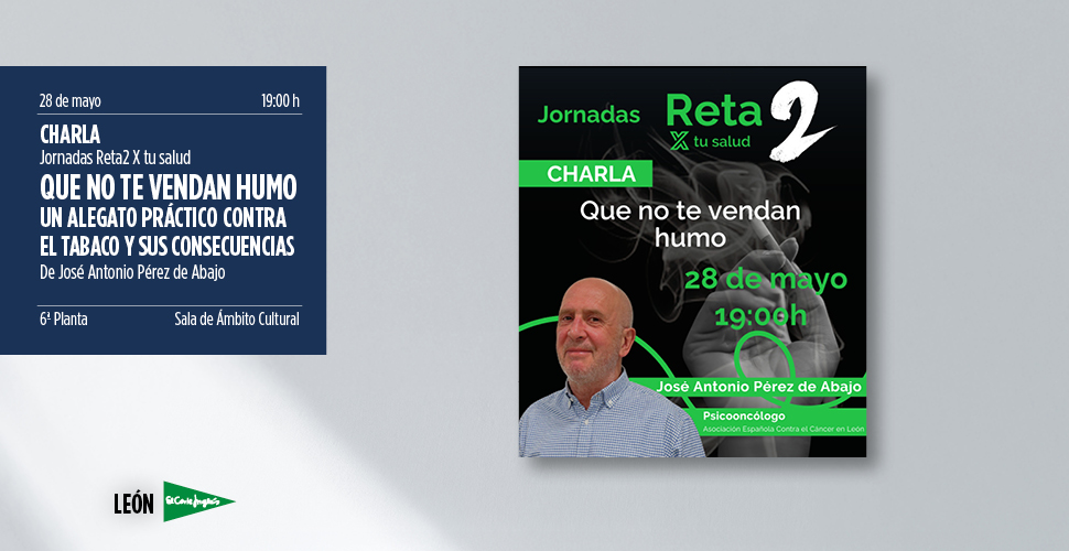'Que no te vendan humo', charla contra el tabaco con el pisco-oncólogo José Antonio Pérez